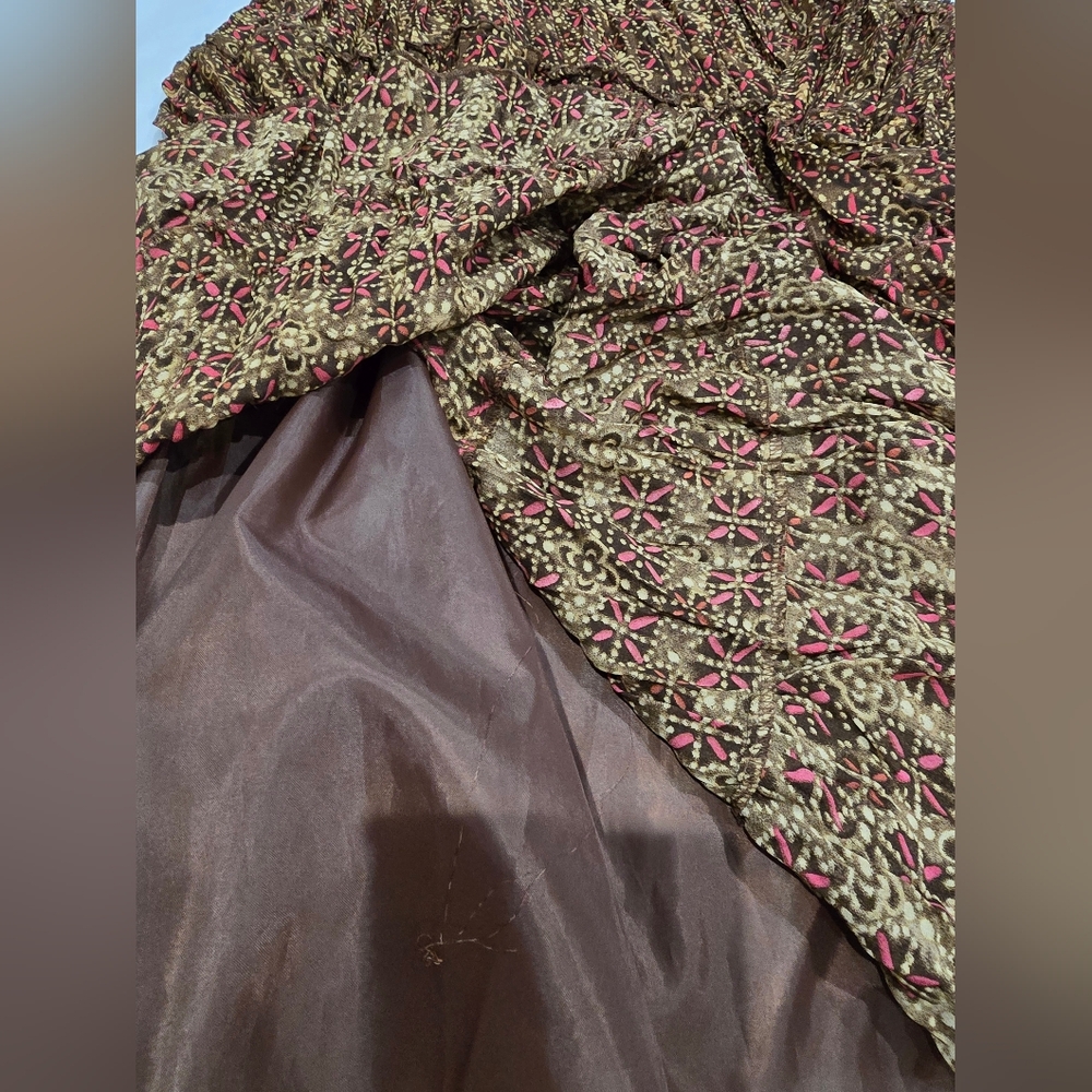 Multi-Colored 100% Polyester Blend. Size Large - image 2